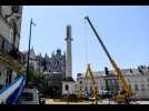 VIDÉO. Voyage à Nantes : la statue de Louis XVI disparaît sous un jeu de miroir