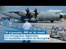 36 exposants, 400 m² de stand les entreprises régionales en escadrille au salon du Bourget