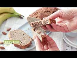 Banana bread vegan, parfait pour un petit déjeuner healthy