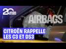 Airbags Takata : Le ministère demande l'immobilisation des Citroën C3 et DS3