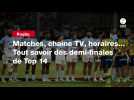 VIDÉO. Matches, compos, chaîne TV, horaires... Tout savoir des demi-finales de Top 14