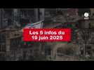 VIDEO. Les 5 infos du 19 juin 2025