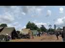 VIDÉO. 81e anniversaire du D-Day. Ambiance festive en attendant la parade à Sainte-Mère-Église