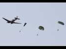 VIDÉO. 81e anniversaire du Débarquement. Près de 600 parachutistes ont sauté sur La Fière