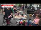 VIDÉO. Un premier vide-greniers dans la rue de la République à Fontenay-le-Comte