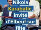 Nikola Karabatic à Elbeuf sur fête