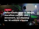VIDEO. Record battu pour le ZEvent, marathon caritatif des streamers, qui dépasse les 16 millions d'euros
