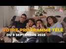 Votre programme télé du mardi 9 septembre 2025