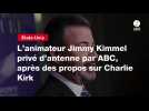 VIDEO. L'animateur Jimmy Kimmel privé d'antenne par ABC, après des propos sur Charlie Kirk