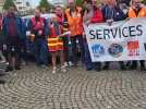Manifestation du 18 septembre 2025 à Calais : l'union syndicale prend la parole pour exposer les revendications