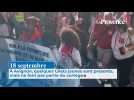 18 septembre, À Avignon, quelques Gilets jaunes sont présents, mais ne font pas partie du cortège