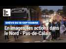 Blocages, manifestations... les premières images de la grève dans le Nord et le Pas-de-Calais
