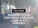 Élections municipales à Tarbes. Manifestation contre la venue de Louis Aliot