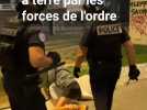 Chaos à Marseille : une jeune femme jetée à terre par les forces de l'ordre