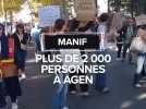 Bloquons tout : Plus de 1 000 manifestants à Agen