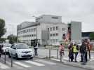 Images de la manifestation au centre hospitalier de Béthune-Beuvry