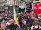 Manifestation : le cortège arrive sur la Grand Place de Lille