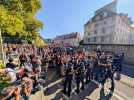 Manifestations du 18 septembre : à Besançon, face à face tendu entre la tête de cortège et la police avenue Gaulard