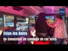 Test du simulateur de conduite de bus