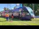 Le tramway déraille au Mans