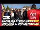 Manifestation 18 septembre : La CGT AML Systems Hirson annonce 57 emplois menacés