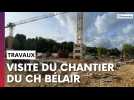 Visite du chantier du CH Bélair