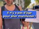 Il n'y a pas d'âge pour aller manifester !