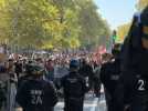 18 septembre : face à face entre manifestatns et CRS à Toulouse à Compans-Caffarelli