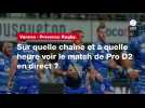 VIDÉO. Vannes - Provence Rugby : sur quelle chaîne et à quelle heure voir le match de Pro D2 en direct ?