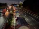 ROYE : embouteillage sur l'autoroute A1