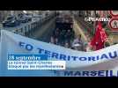 18 septembre, Le tunnel Saint-Charles bloqué par les manifestants