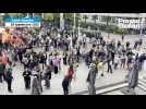 VIDÉO. Grève du 18 septembre : déjà beaucoup de monde dans la manif de Saint-Nazaire