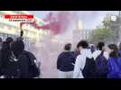 VIDÉO. Grève du 18 septembre : un rassemblement pour bloquer le lycée Rabelais de Saint-Brieuc