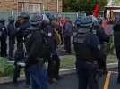 VIDÉO. À Saint-Nazaire, face à face entre policiers et lycéens devant Aristide-Briand