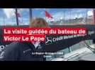 VIDEO. Victor Le Pape dévoile les coulisses de son bateau pour la Solitaire du Figaro
