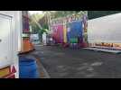 Bettenrennen auf der Kelmiser Kirmes