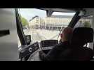 Offizielle Testfahrt der Lütticher Tram