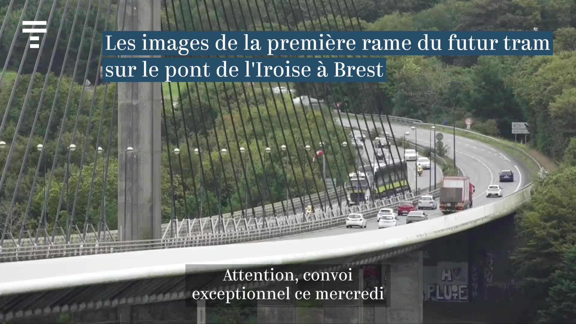La nouvelle rame de tram de Brest est arrivée à destination [Direct terminé]