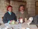 Eric Billion et Katharine Tasker restaurent du fermette picarde en torchis vieille de presque 200 ans à Gouy-Saint-André.