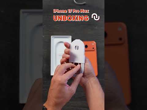 Que cache la boîte de l'iPhone 17 Pro Max ? #shorts