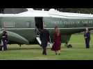 La famille royale britannique accueille Trump à son arrivée au château de Windsor