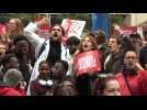 Des étudiants manifestent à Bruxelles