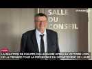 Philippe Dallemagne après sa victoire lors de la primaire pour la présidence du Département de l'Aube ce 15 septembre 2025