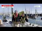 VIDÉO. La locale Charlotte Yven quitte le port de Roscoff pour la 2e étape de la Solitaire du Figaro