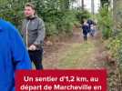Labellisation d'un sentier de randonnée Handi'spot, avec le département de la Somme