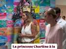 Les images de la visite de la Princesse Charlène à la maternité de Monaco