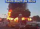 Un impressionnant incendie à la gare Saint-Roch de Nice