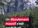 Un important éboulement s'est produit en Haute Savoie à Sixt-Fer-à-Cheval