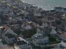 Vu du ciel : ville et plage de Wimereux