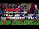 VIDÉO. Coupe du monde de rugby. Les Bleues terrassent l'Afrique du Sud et retrouveront l'Irlande en quart